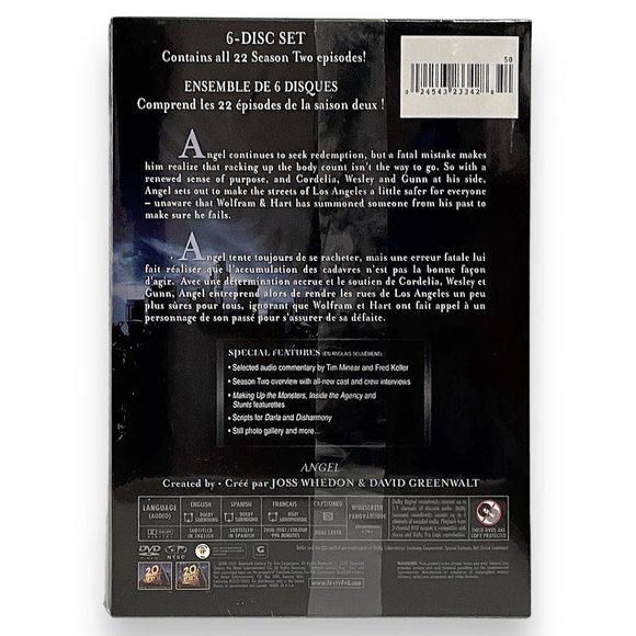 ๐ ANGEL ~ 2 DVD BOX SETS ~ SEASONS 2 + 3 ~ Audio: ENGLISH + FRENCH + SPANISH - Picture 5 of 8